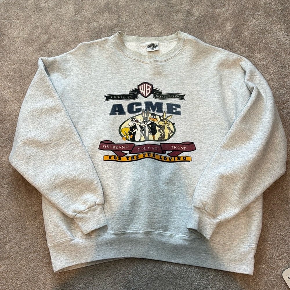 VINTAGE ACME Warner Bros Sweatshirt Crewneck